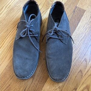 Men's Gray Suede Shoes